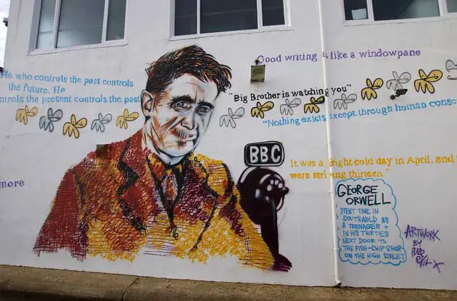 Mural George Orwell Southwold Reino Unido