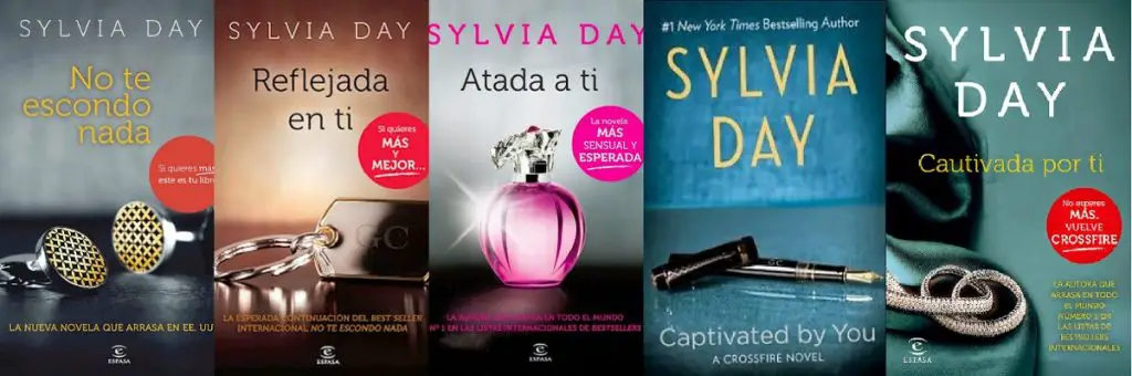 Saga Crossfire Sylvia Day 5 libros